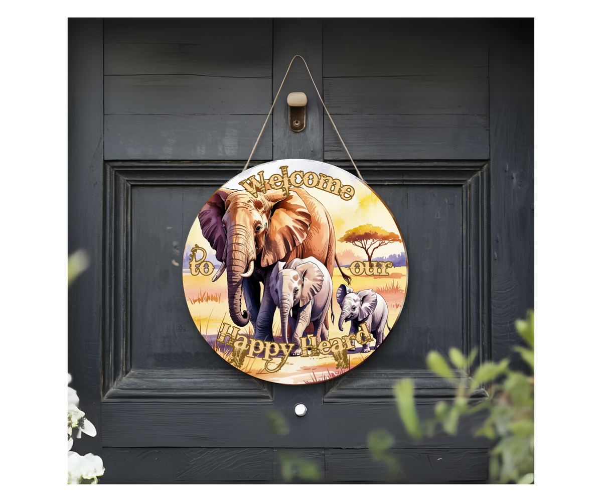 Good Vibes, Good Luck Elephant Sign TheCraftNook
