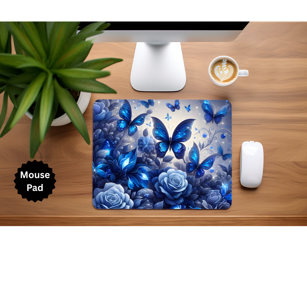 Butterfly mouse pad TheCraftNook
