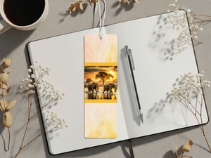 Aluminum Metal Bookmarks, Elephant Images TheCraftNook