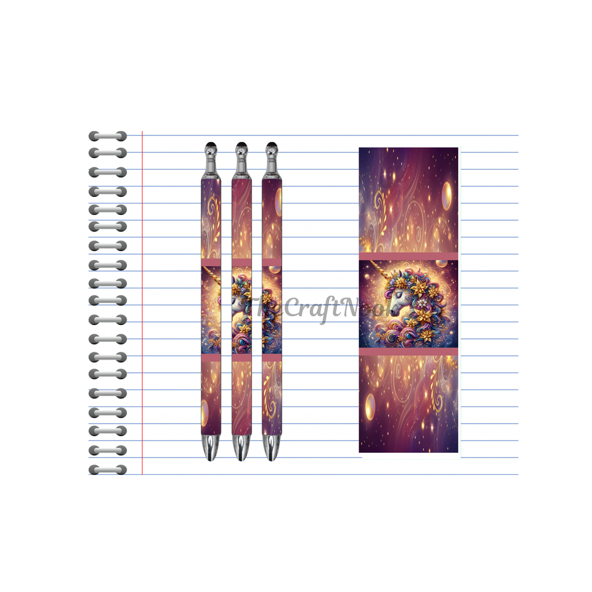 Refillable Pens, Unicorn Images multiple options and Images available. TheCraftNook