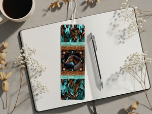 Aluminum Metal Bookmarks, Horse Images TheCraftNook