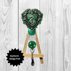 Snake House Crest Badge Pull – Wizard-Inspired Design (Copy) TheCraftNook