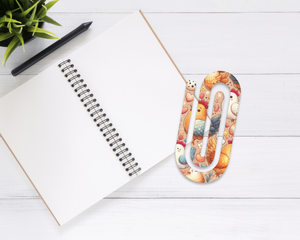 Cluck & Clip Jumbo Chicken paper Clips TheCraftNook