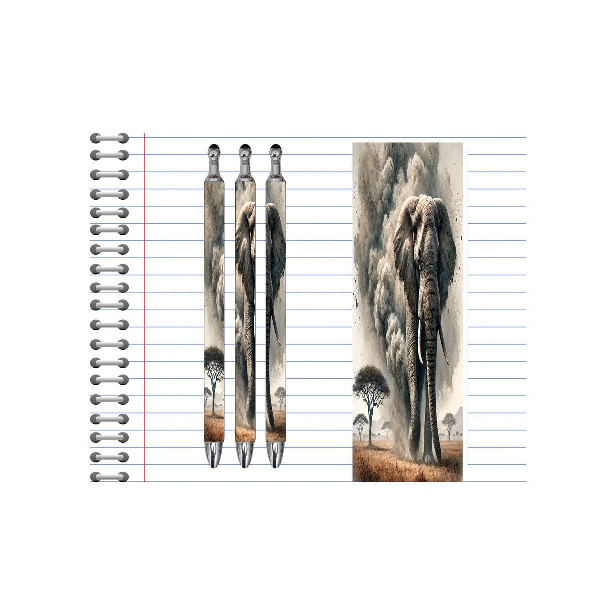 Refillable Pens, Elephant Images multiple options and Images available. TheCraftNook