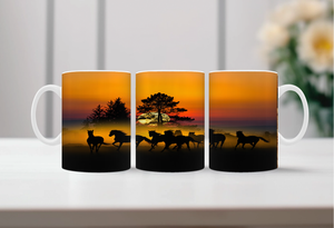 Horse Image Coffee Mugs Grace in Motion TheCraftNook
