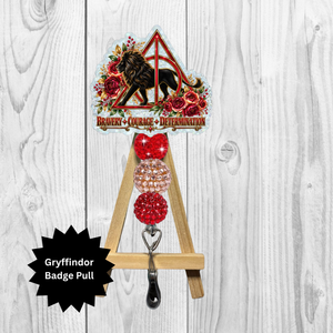 Lion House DH Badge Pull – Wizard-Inspired Design TheCraftNook