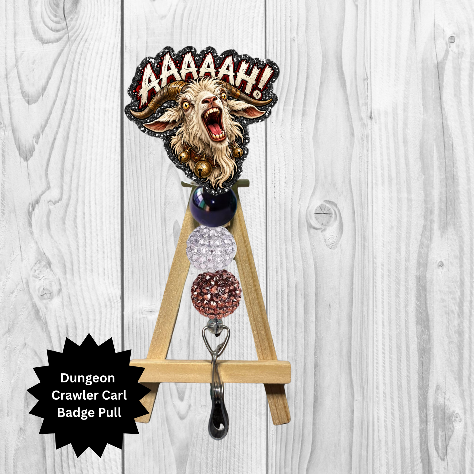 DCC Prepotente Badge Pull | Dungeon Crawler Carl TheCraftNook
