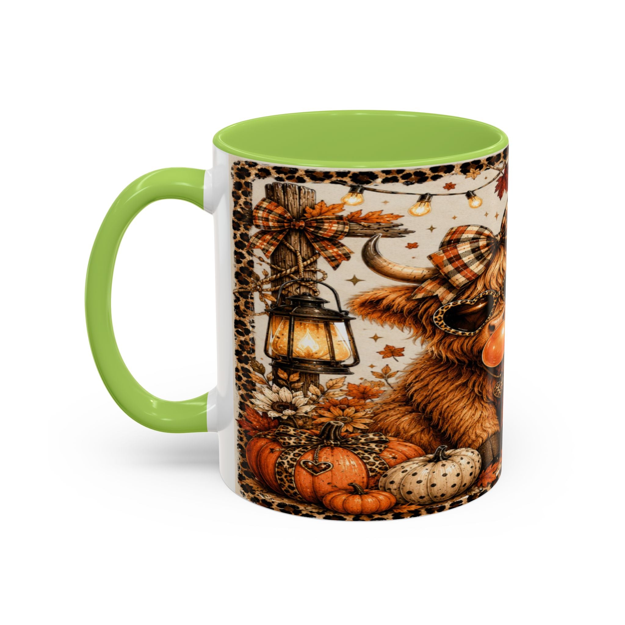Hello Fall Accent Coffee Mug — Cozy Days, Warm Drinks & Good Vibes Autumn Mug