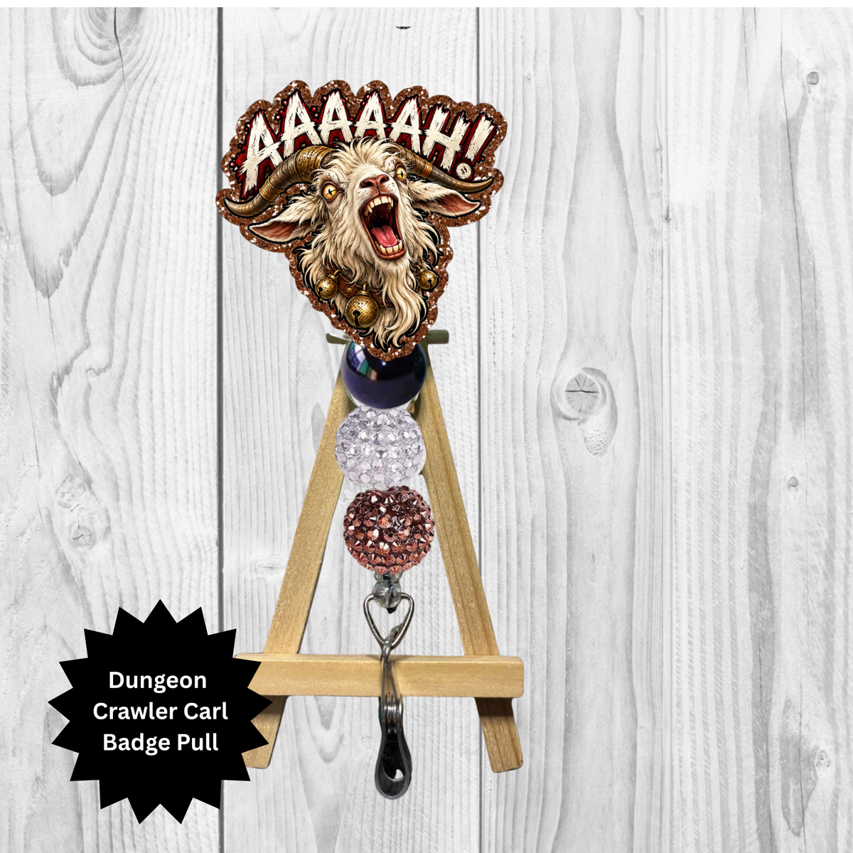 DCC Prepotente Badge Pull | Dungeon Crawler Carl TheCraftNook