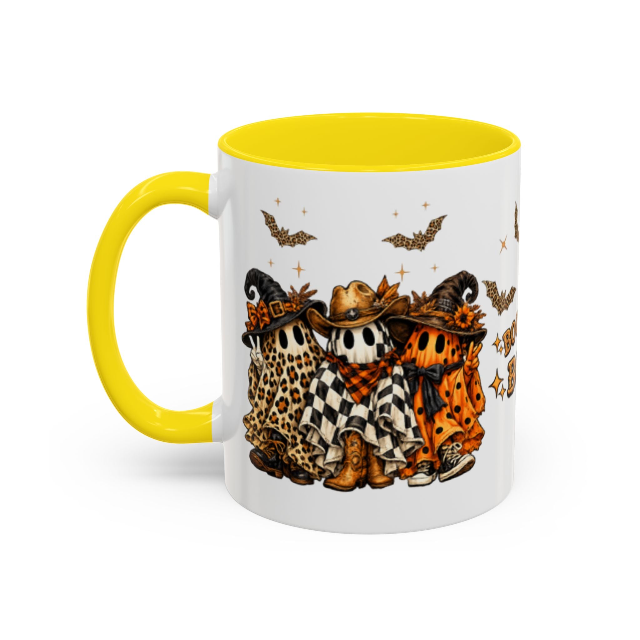 Boo Scootin' Mug – Halloween Ghost Accent Coffee Mug (11oz & 15oz)