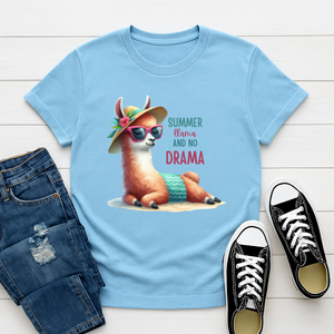 Llama Drama Tee – Soft Unisex Graphic Tee TheCraftNook