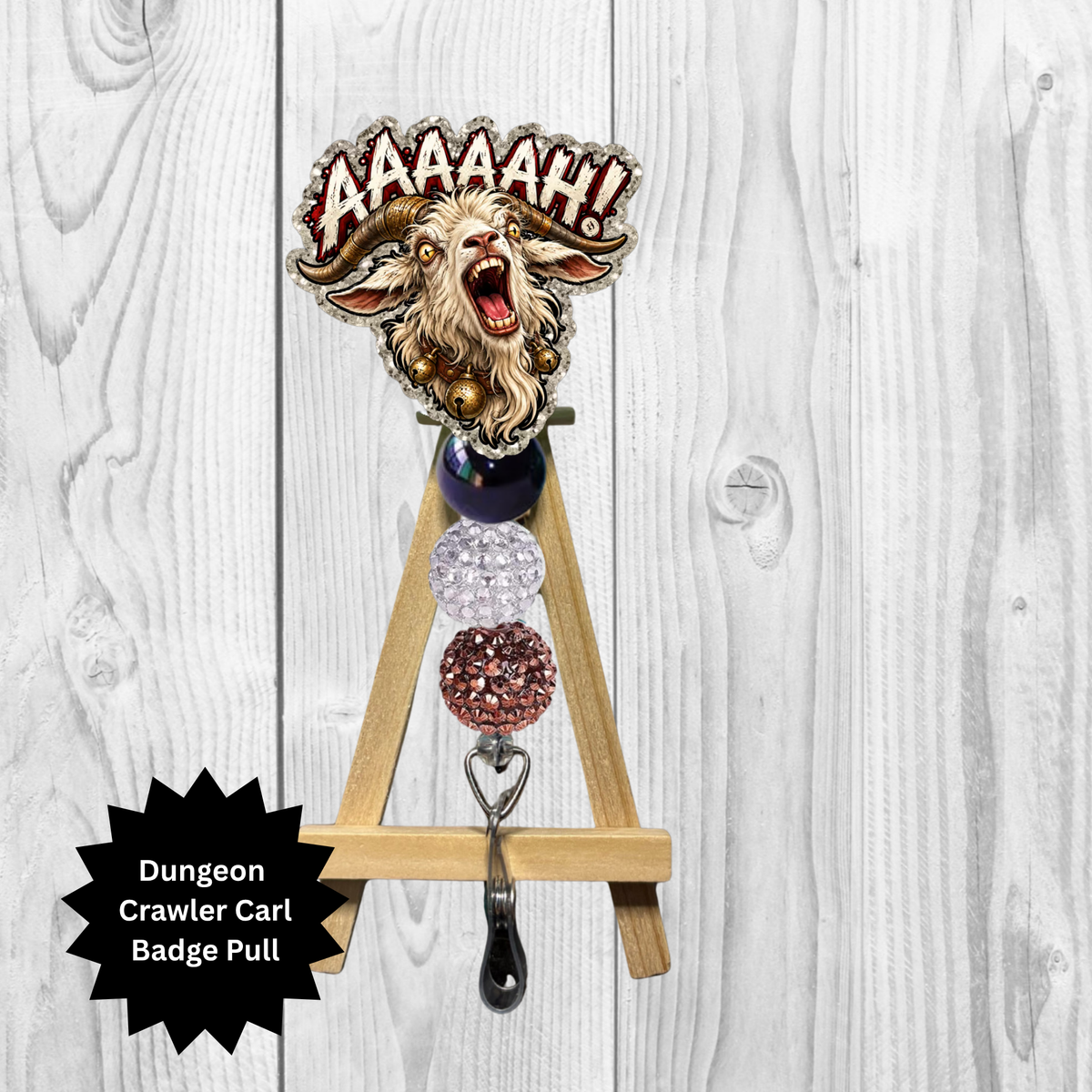 DCC Prepotente Badge Pull | Dungeon Crawler Carl TheCraftNook