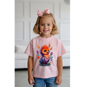 Kids Phoenix T-Shirt - Youth Fire Bird Rising Tee TheCraftNook