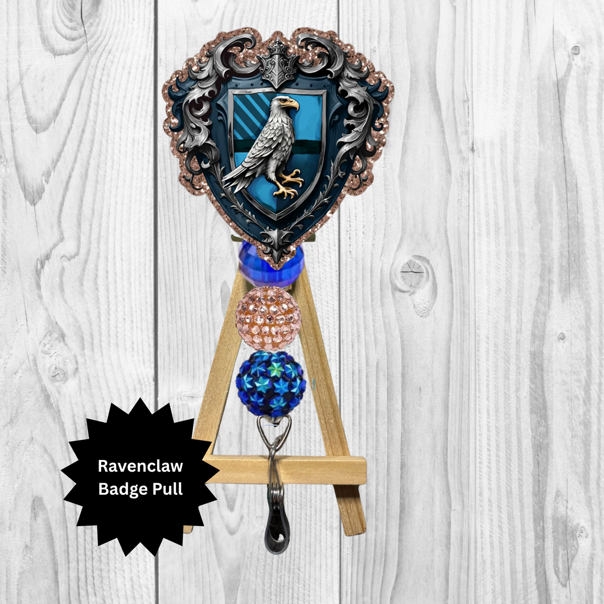 Eagle House Crest Badge Pull – Wizard-Inspired Design TheCraftNook