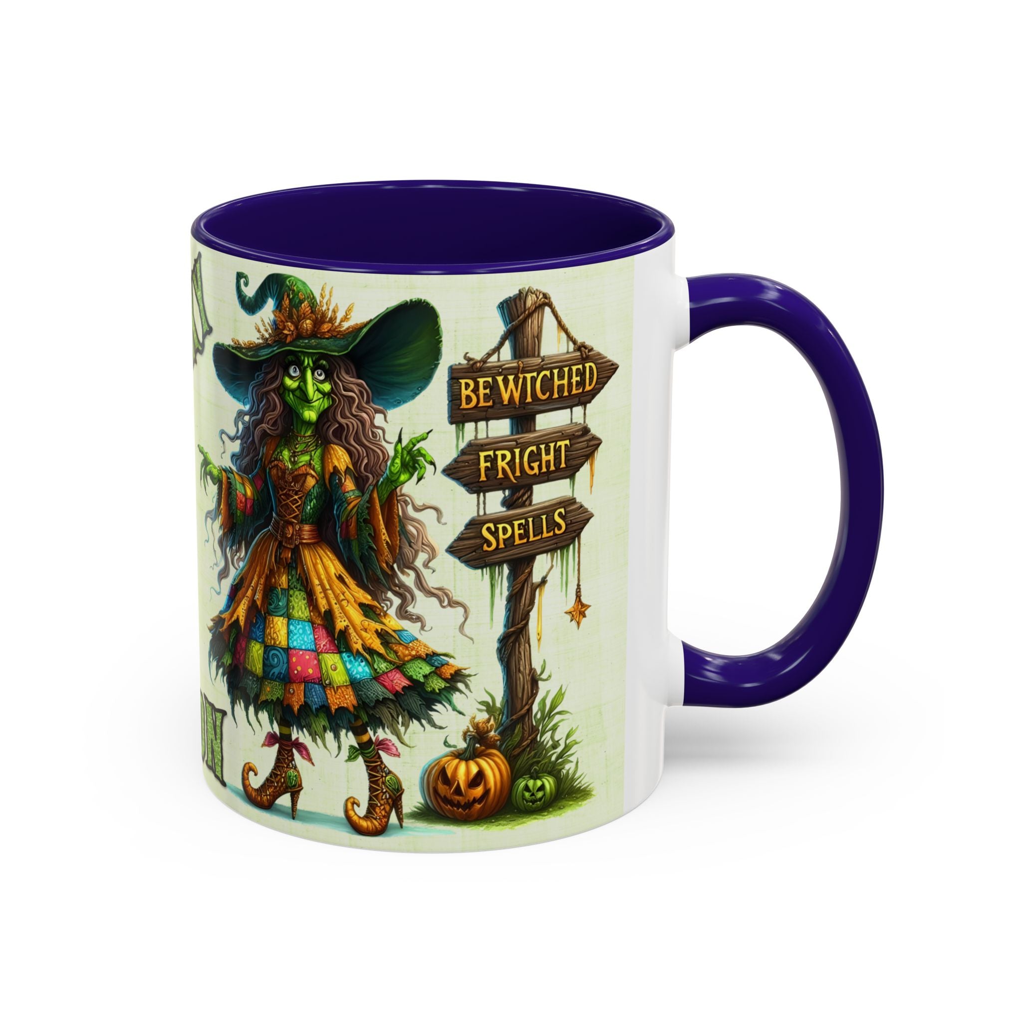 Spooky Season Witch Mug – Halloween 'BeWitched, Fright, Spells' 11oz/15oz