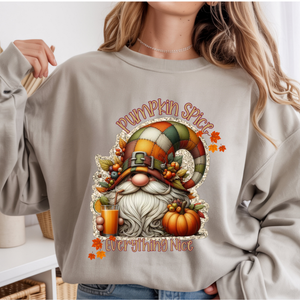 Pumpkin Spice Gnome Sweatshirt TheCraftNook