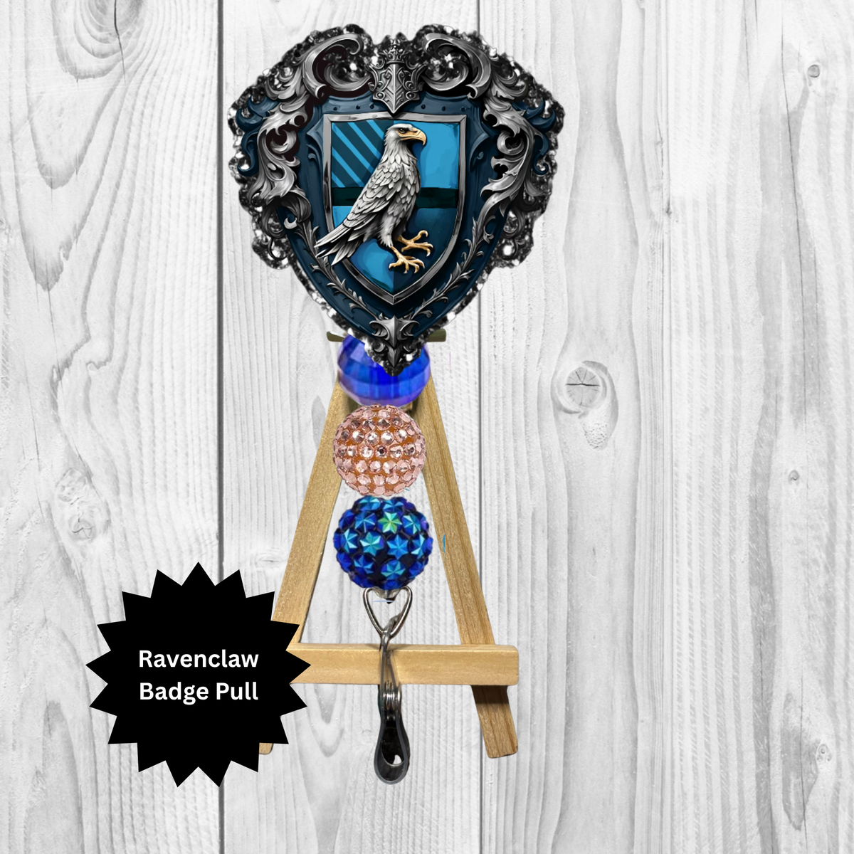 Eagle House Crest Badge Pull – Wizard-Inspired Design TheCraftNook