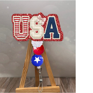 USA Badge Pull TheCraftNook