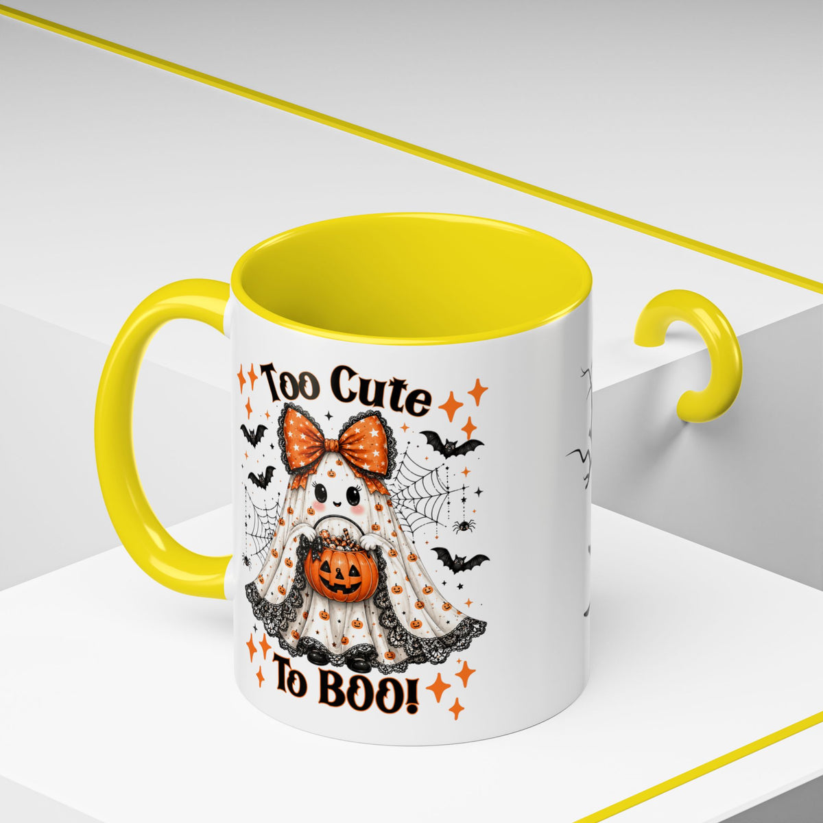 Too Cute to Boo Coffee Mug Printify