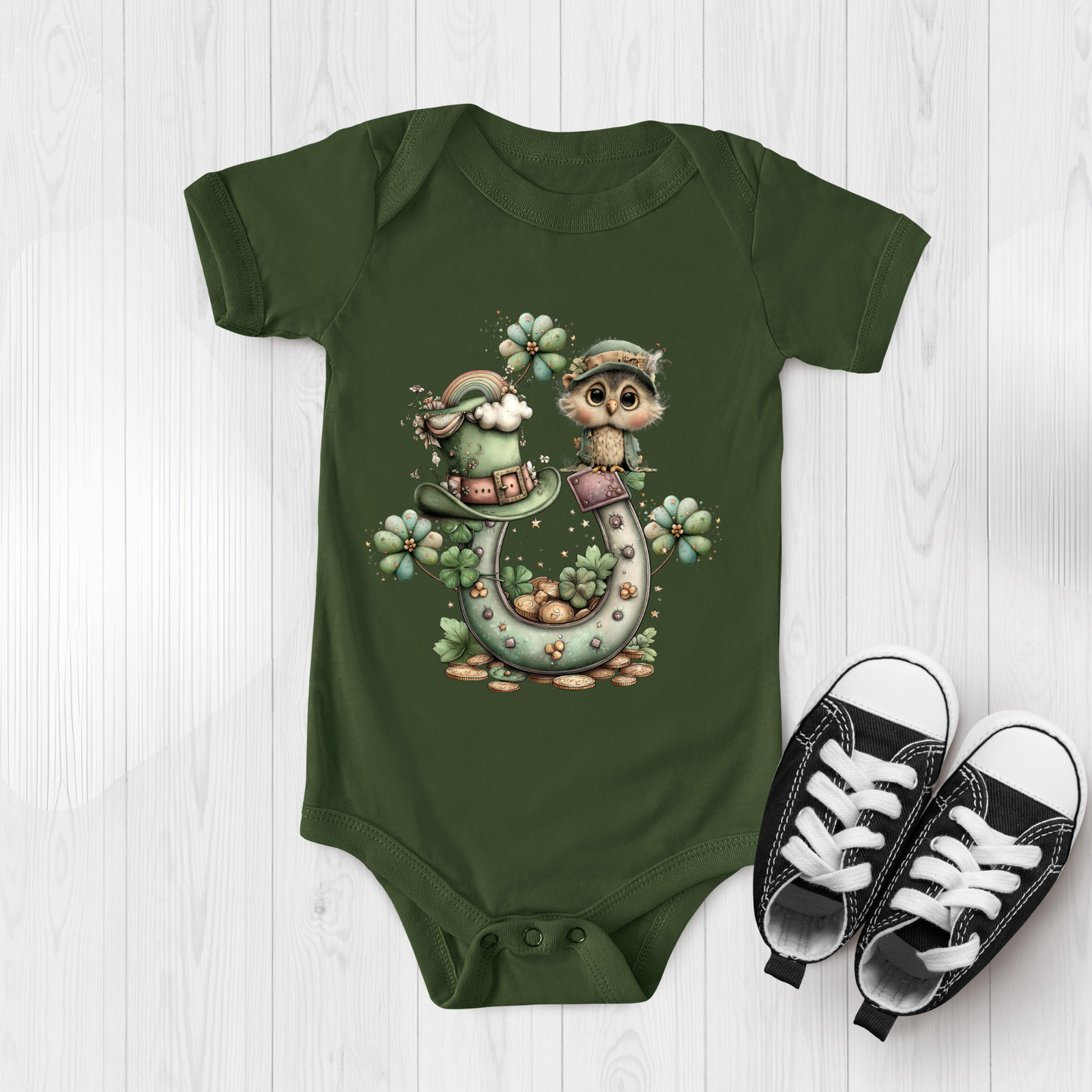 Lucky Hoot Onesie TheCraftNook