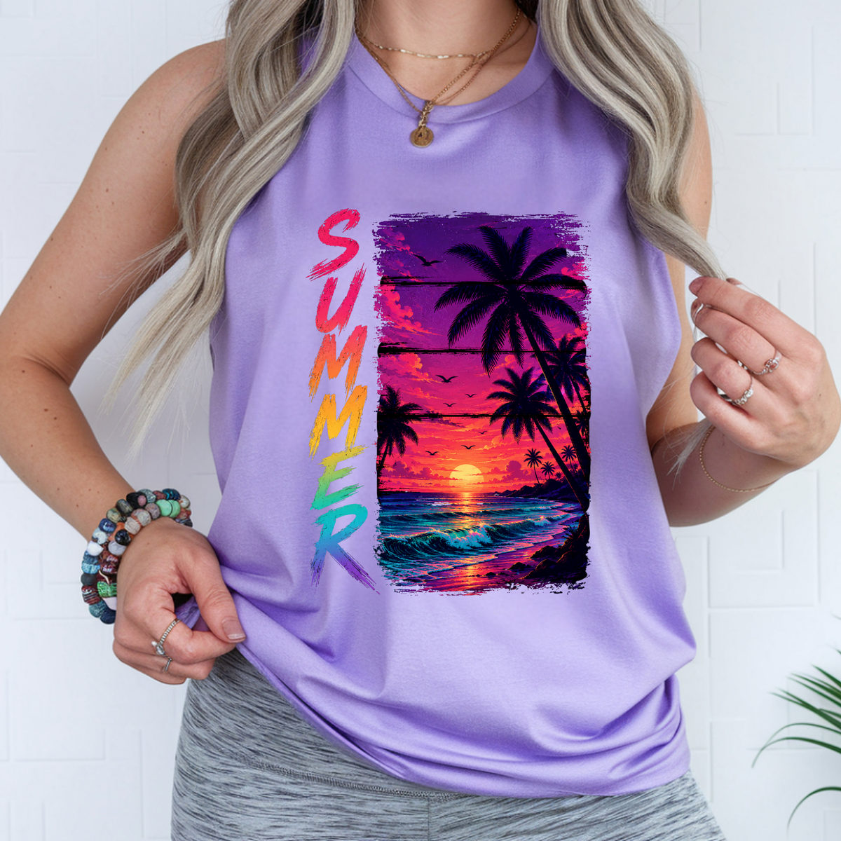 Summer Tank – Garment-Dyed Comfort Colors Tank TheCraftNook