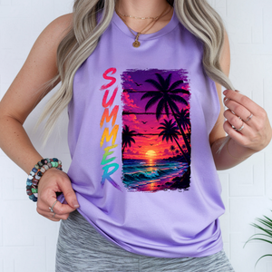 Summer Tank – Garment-Dyed Comfort Colors Tank TheCraftNook
