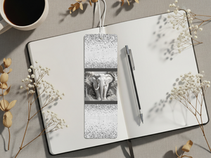 Aluminum Metal Bookmarks, Elephant Images TheCraftNook