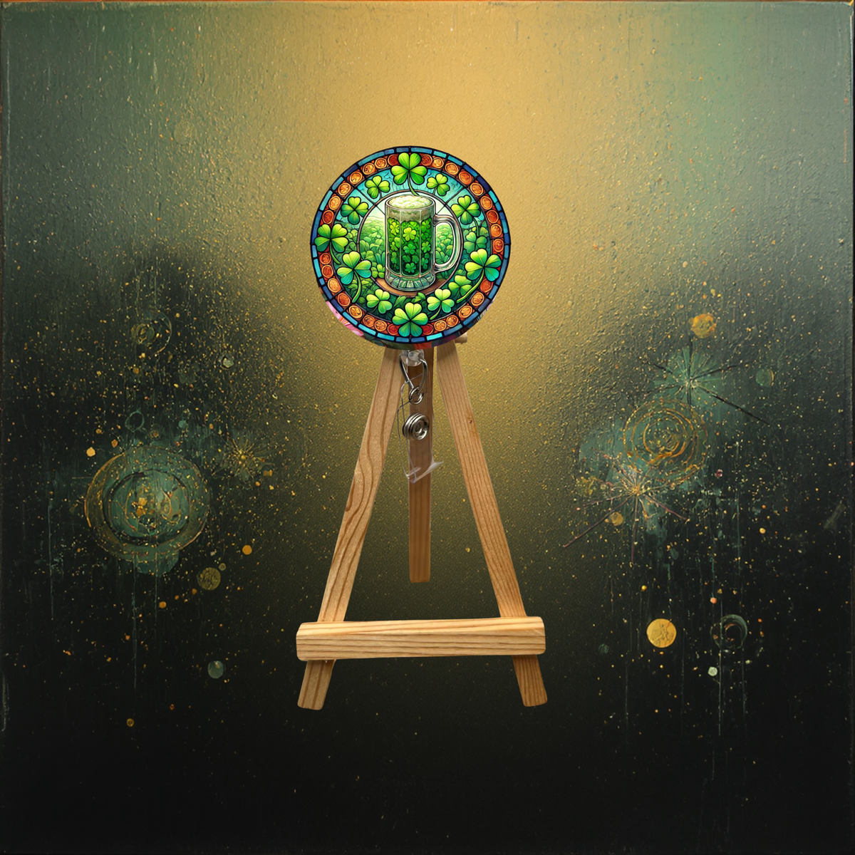 Lucky Charm Badge Pull for St. Patrick’s Day TheCraftNook