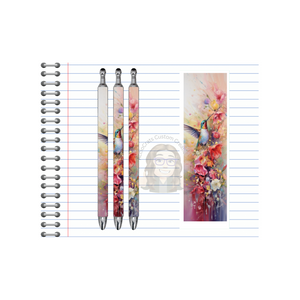 Refillable Pens, Hummingbird Images. Let your writing bloom. 🌸✨multiple options and Images available TheCraftNook