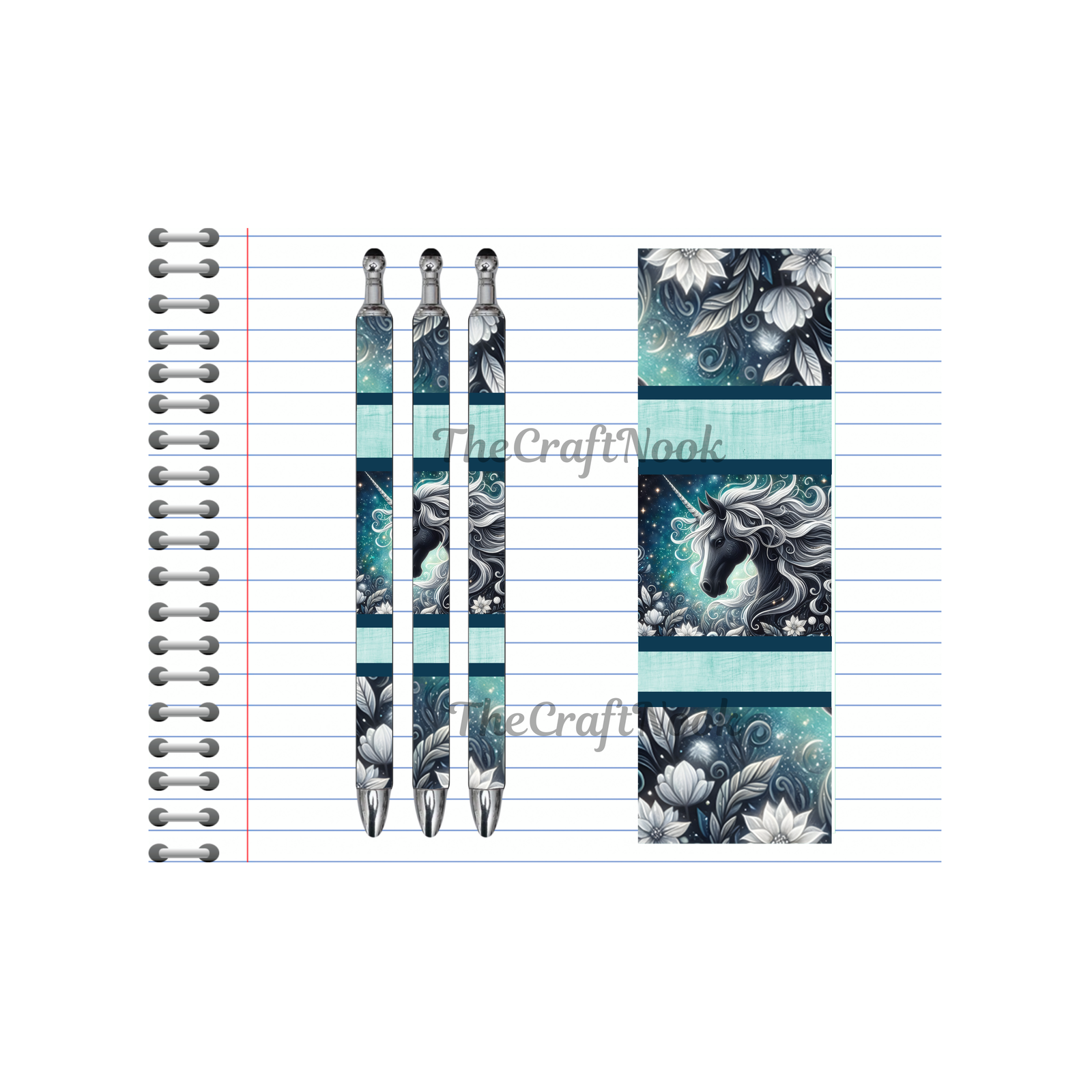 Refillable Pens, Unicorn Images multiple options and Images available. TheCraftNook