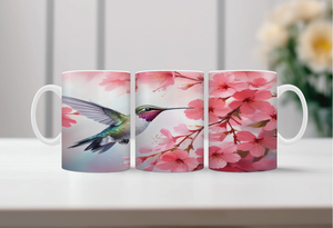 Sip with a Little Flutter Hummingbird Mugs. Two Sizes and Multiple images to choose from. TheCraftNook