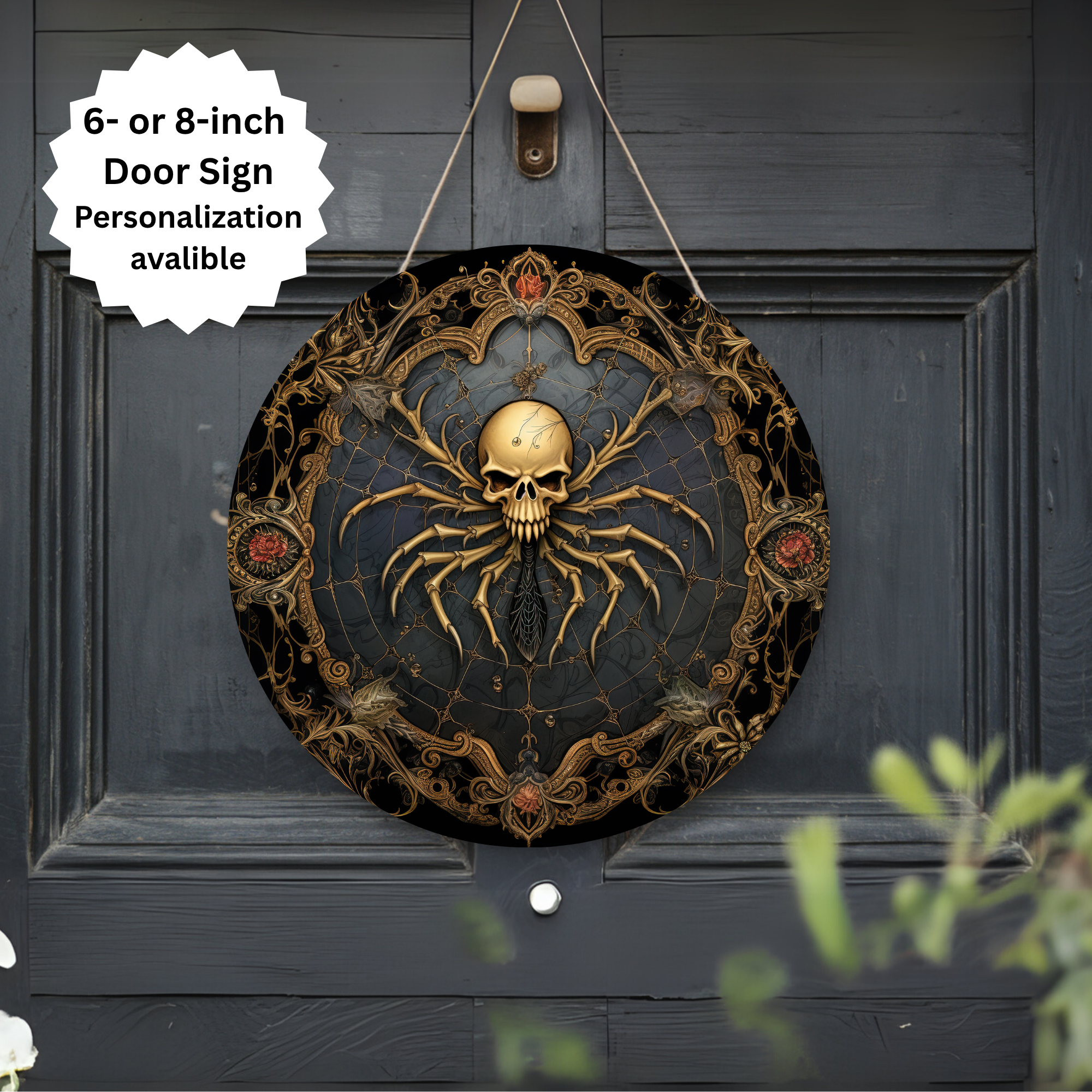 Spooky season Halloween Door signs