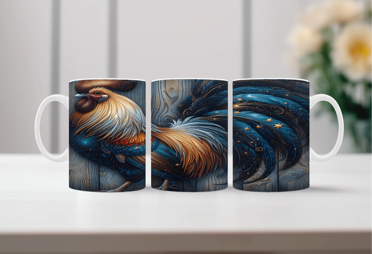 Country Coop Chicken Mug TheCraftNook