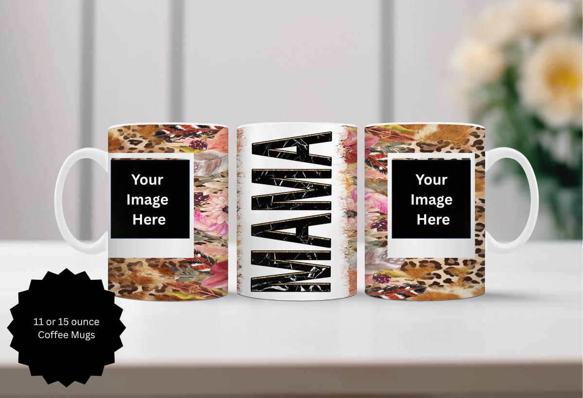 Mother's Day Mugs Human and Fur. TheCraftNook