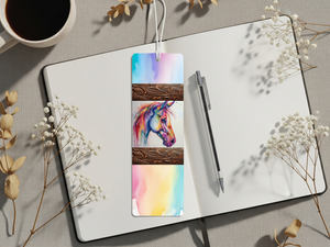 Aluminum Metal Bookmarks, Horse Images TheCraftNook