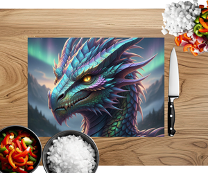 Majestic Dragon Scales Cutting Board TheCraftNook