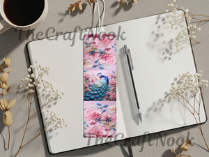 Aluminum Metal Bookmarks, Peacock Images, A little luxury for every chapter TheCraftNook