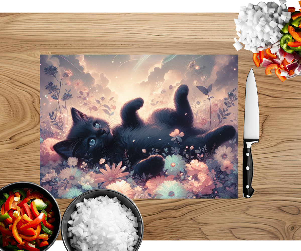 Purrfect Prep Cutting Board TheCraftNook