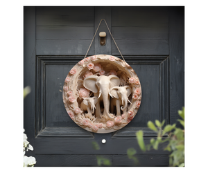 Good Vibes, Good Luck Elephant Sign TheCraftNook
