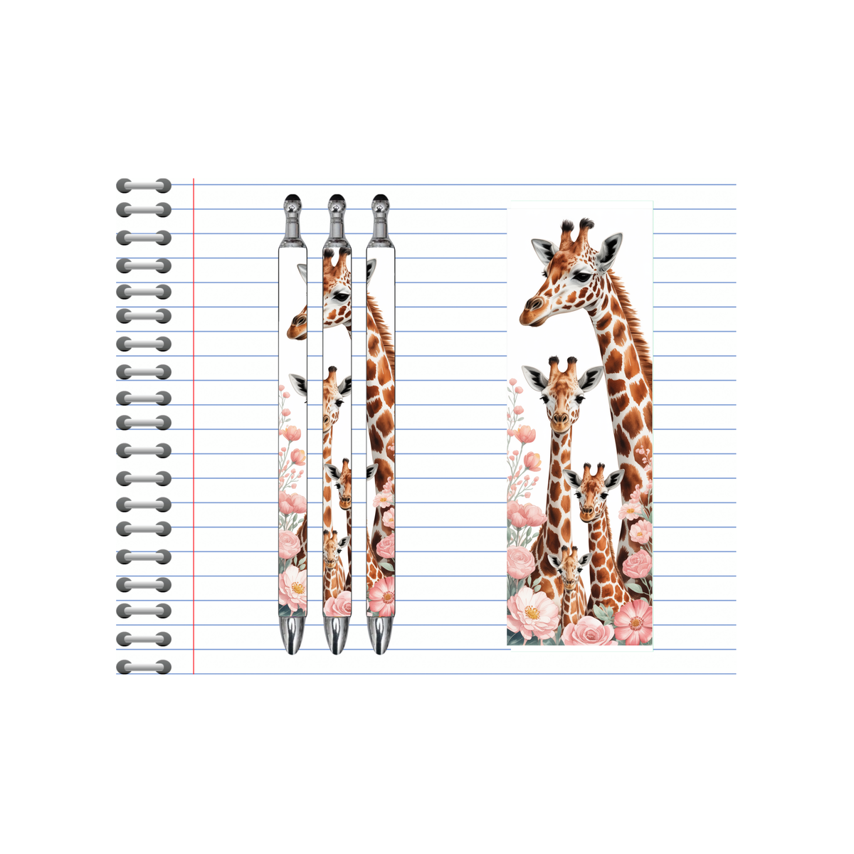 A long‑necked twist on everyday writing, Refillable Pens, Giraffe Images multiple options and Images available. TheCraftNook