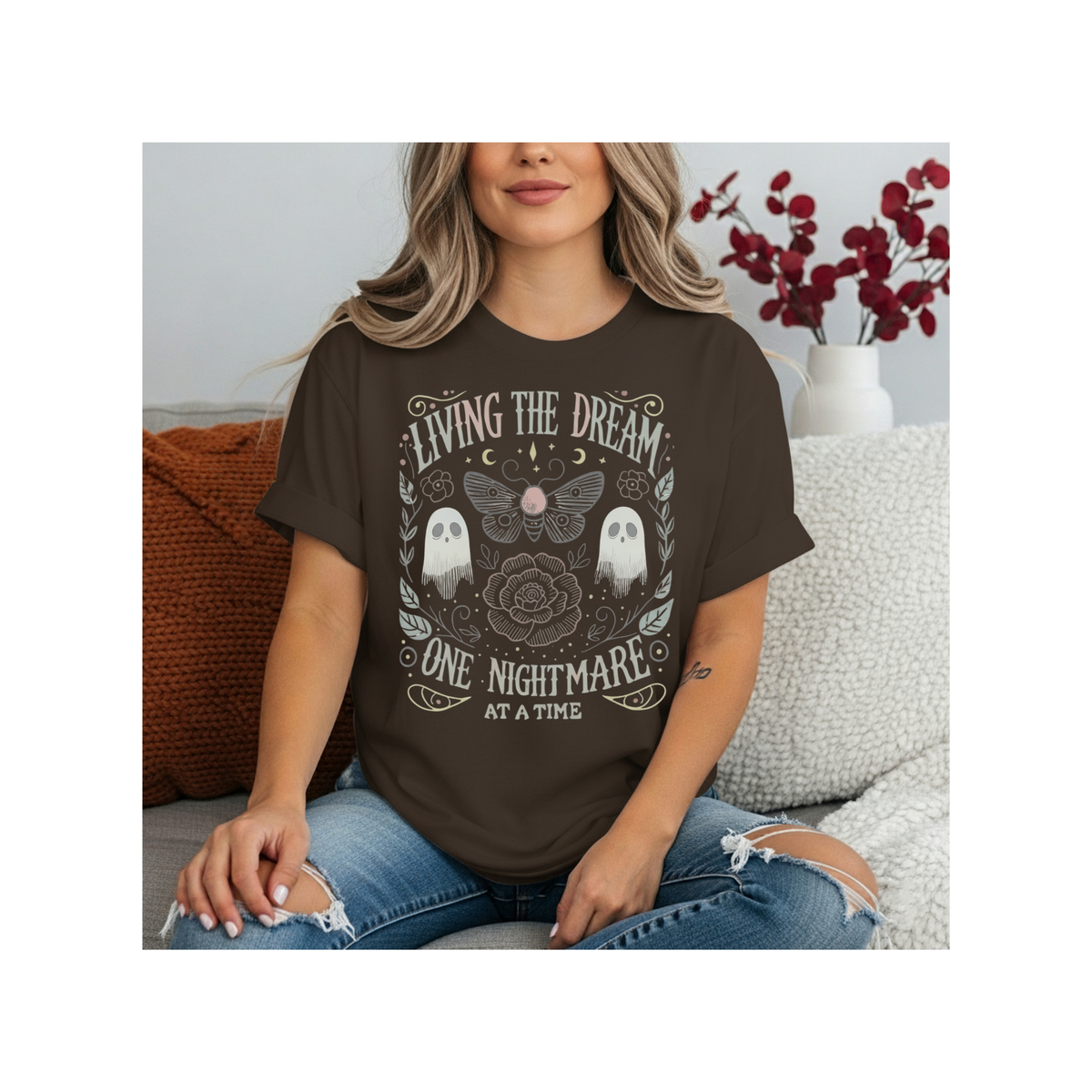 Living the Dream Graphic Tee TheCraftNook