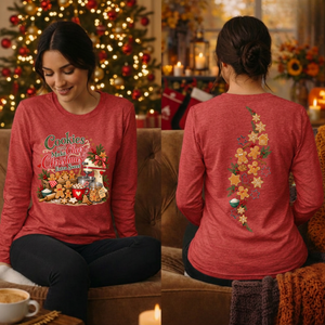 Cookies and Cheer Long Sleeve Tee TheCraftNook