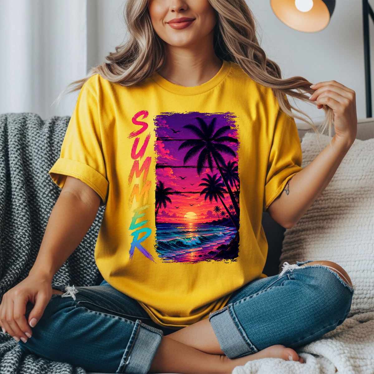 Summer T – Soft Unisex Graphic Tee TheCraftNook
