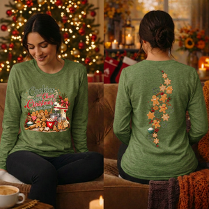 Cookies and Cheer Long Sleeve Tee TheCraftNook