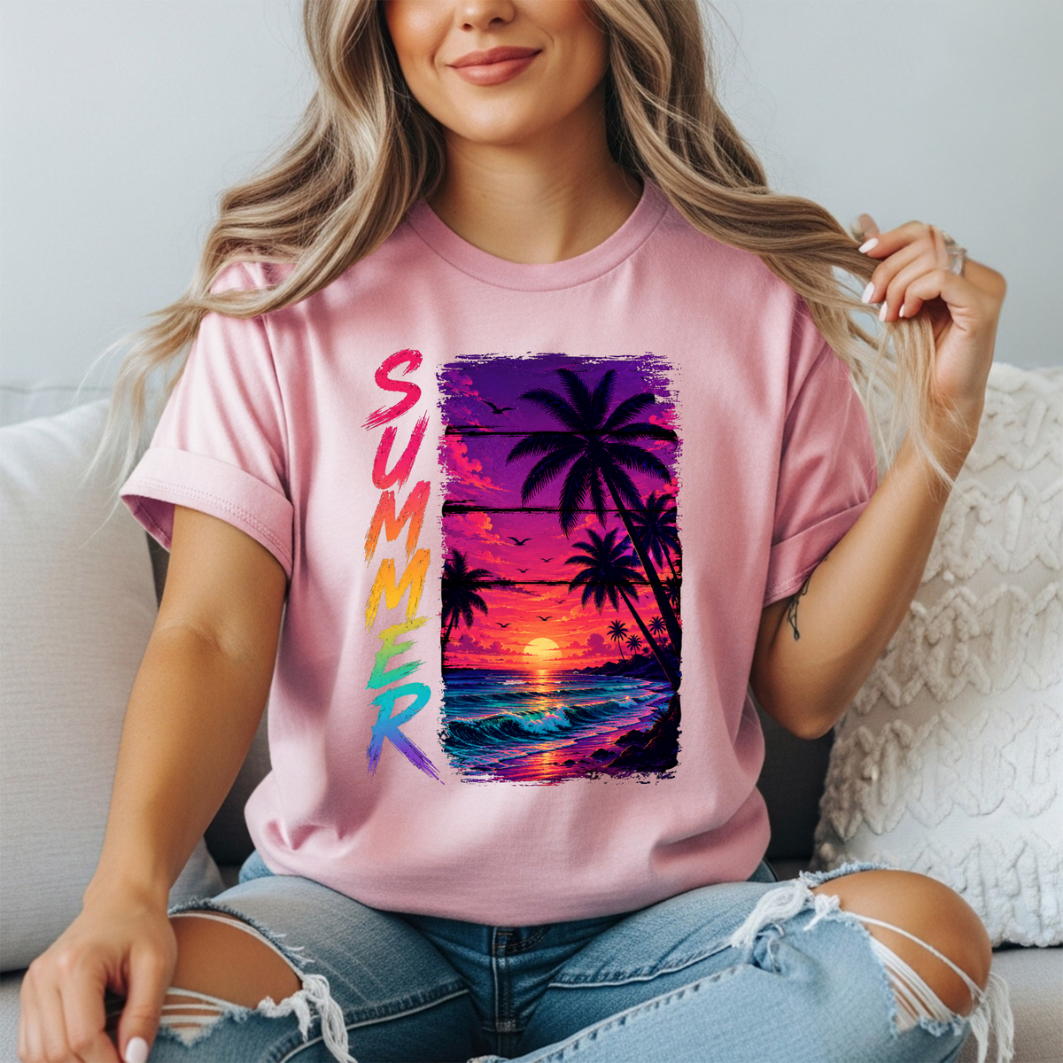 Summer T – Soft Unisex Graphic Tee TheCraftNook
