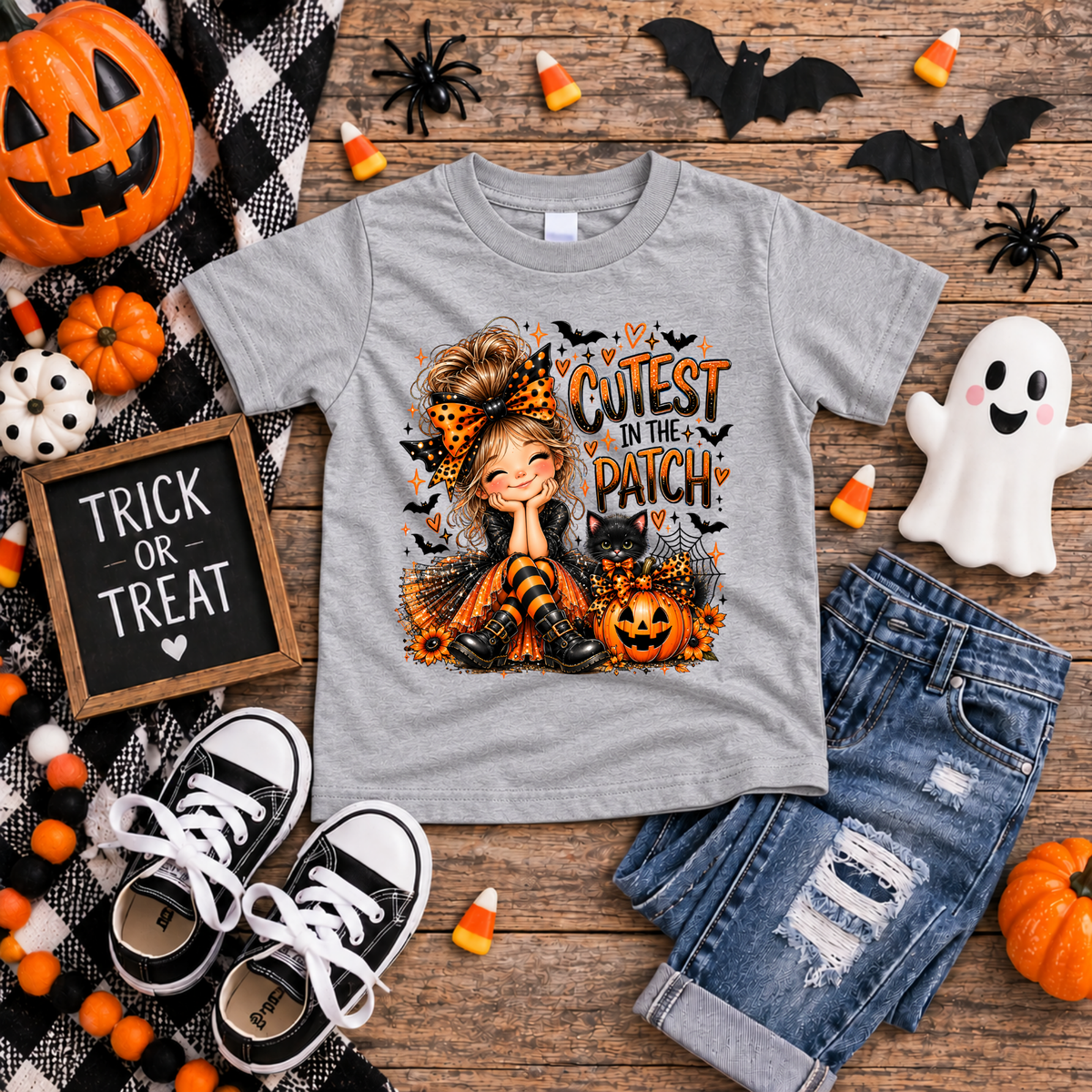 Kids Cutest in the Patch Fall T-Shirt TheCraftNook