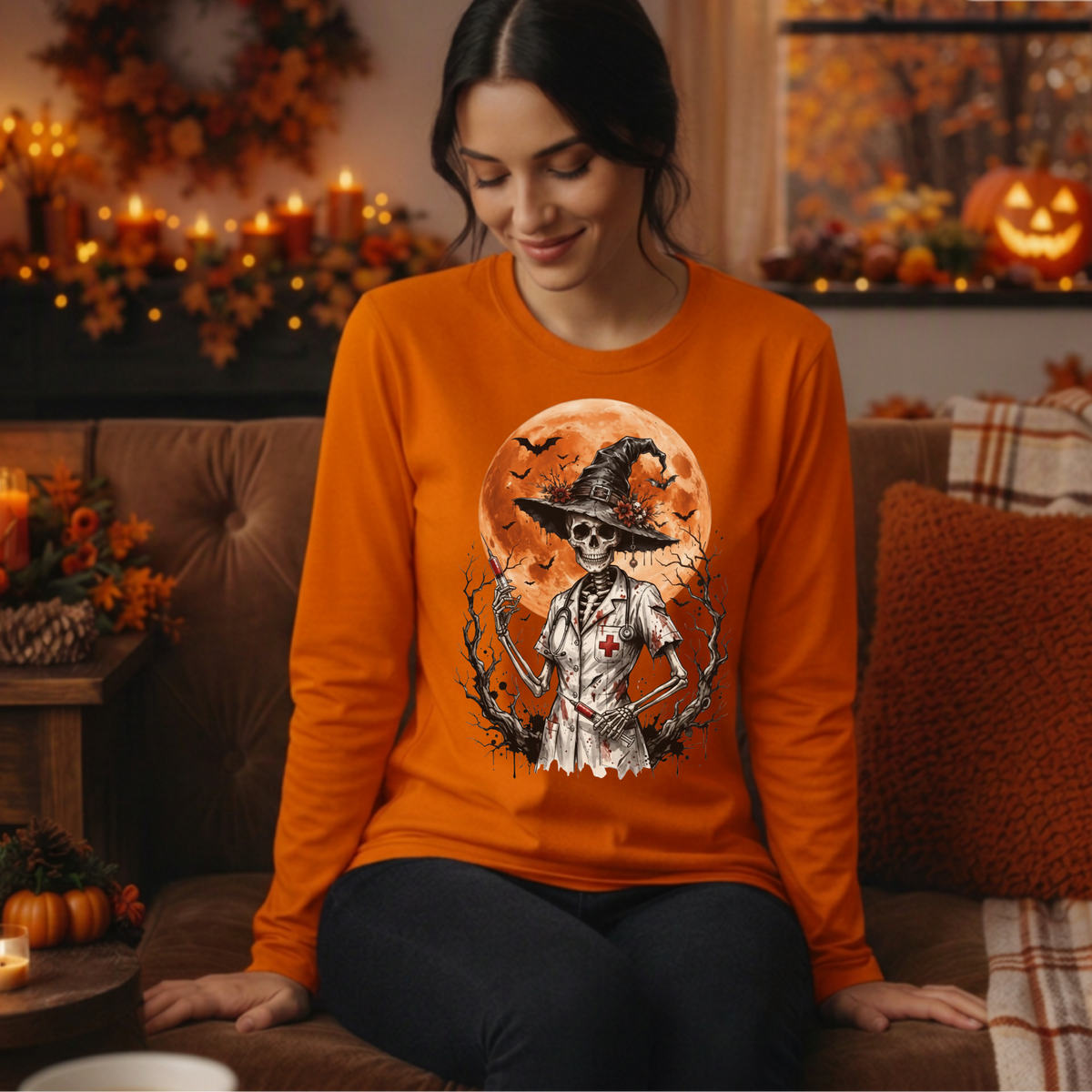 Moonlit Medicine Long Sleeve Tee TheCraftNook