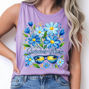 Summer Vibe Tank – Garment-Dyed Comfort Colors Tank TheCraftNook