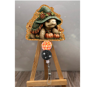 Pumpkin Patch Protector Badge Pull TheCraftNook