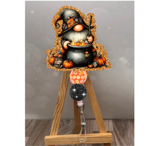 Cauldron Gnome Badge Pull TheCraftNook